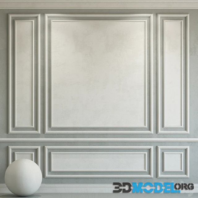 Decorative plaster with molding 114