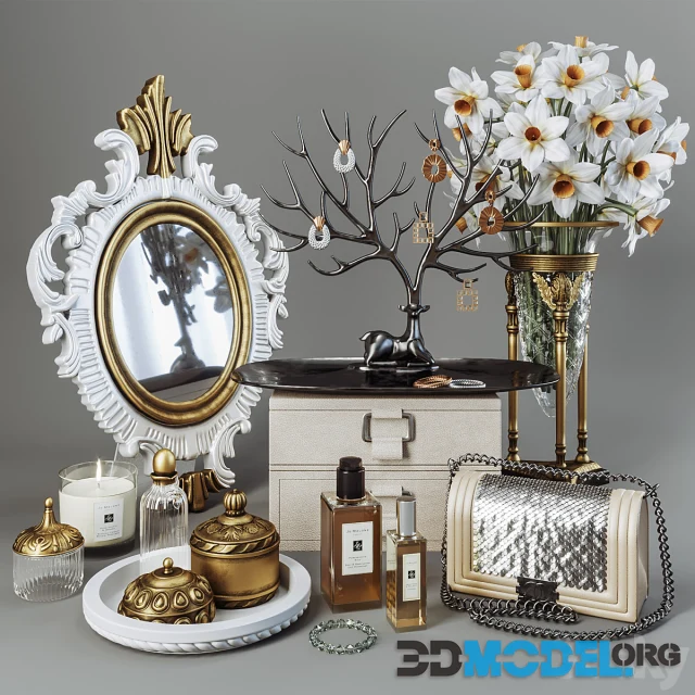 Decorative set For Ladies Dressing Table