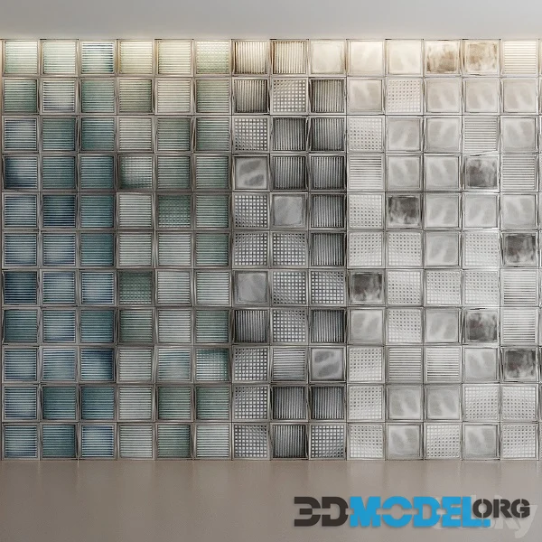 Diesel Glass Blocks by Iris Ceramica