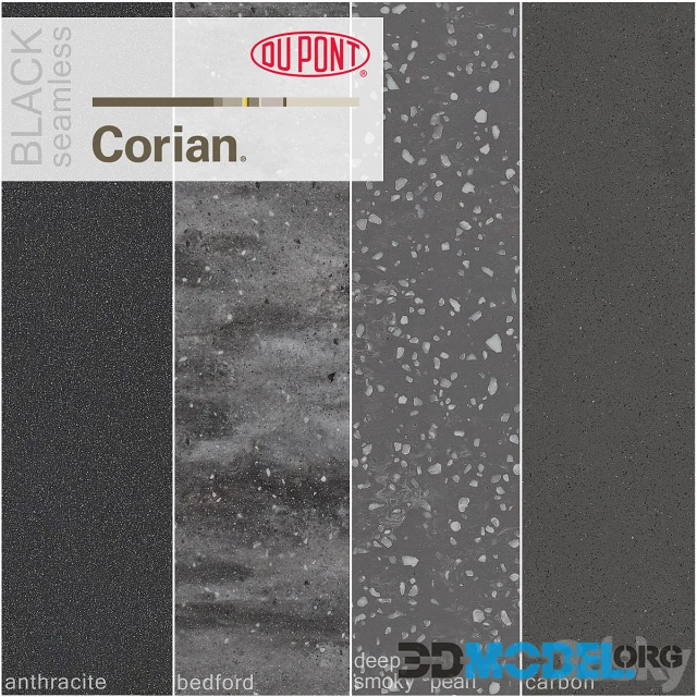 Dupont Corian Kitchen Countertops Black 1