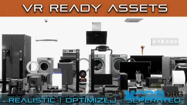 ELECTRONIC INTERIOR - furniture, interior, vr, industrial, realistic, prop