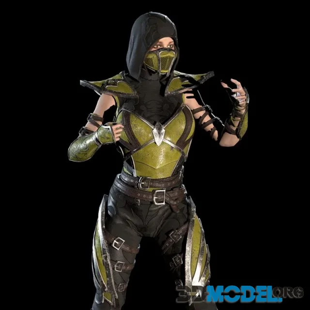 Female ninja (PBR)
