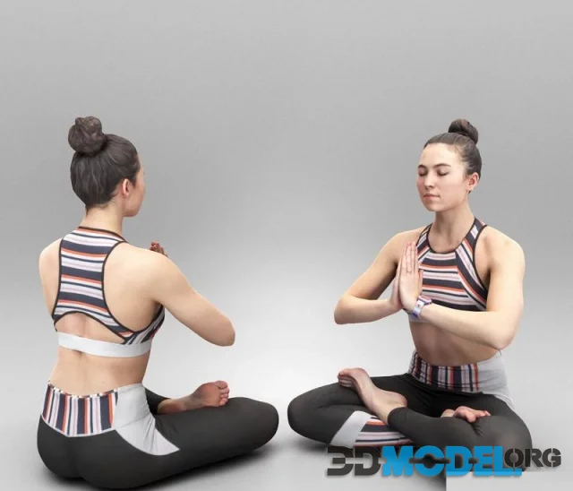 Girl yoga (PBR)