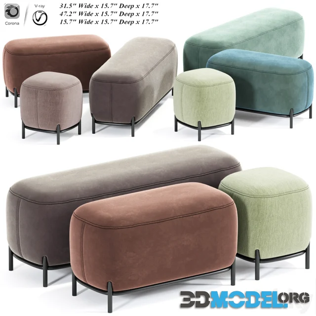 Hemlock Ottoman