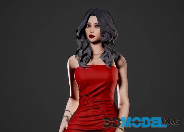 Lady in Red (PBR)