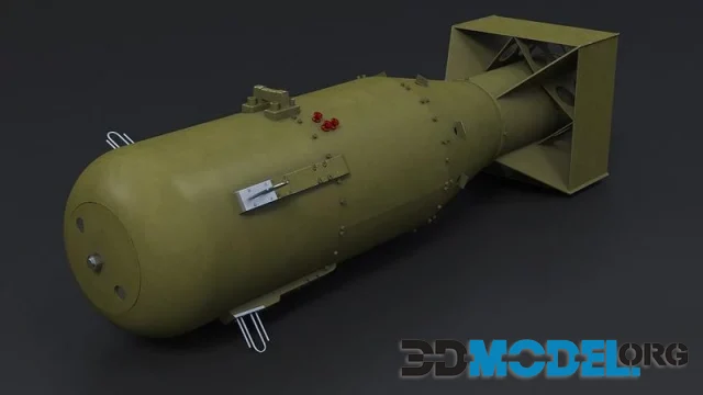 3D Model – Atomic bomb (PBR)