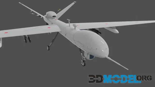 MQ-9 Reaper Military Aircraft Drone (PBR)