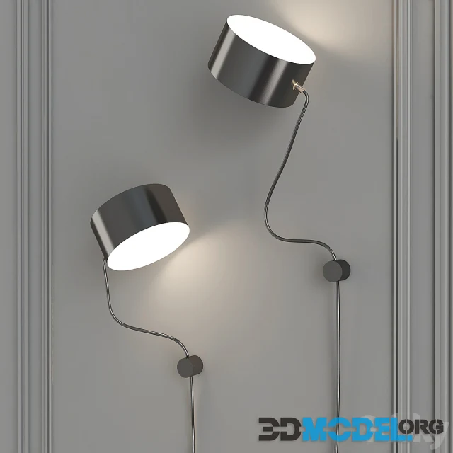 Post wall lamp