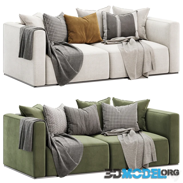 shangai 3 seater sofa by poliform