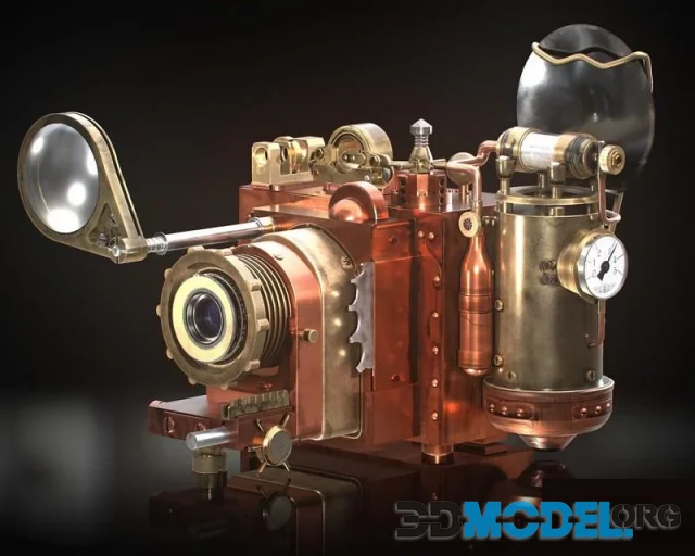 Steam Punk Camera (PBR)