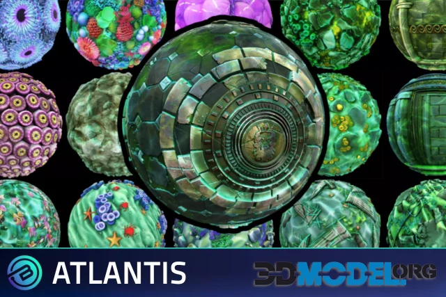 Stylized Atlantis Textures - RPG Environment
