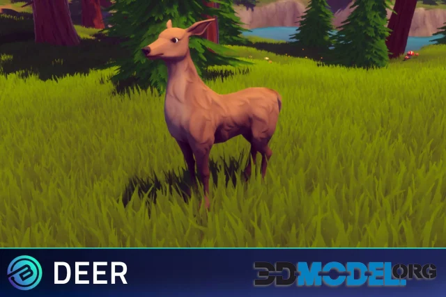 Stylized Deer - RPG Forest Animal