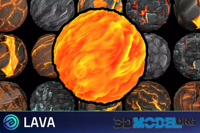 Stylized Lava Textures - RPG Environment