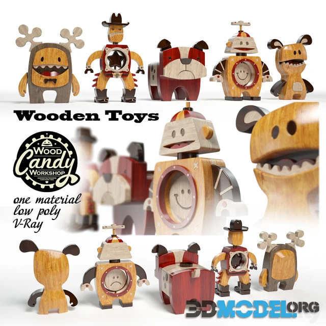 Toys made of wood