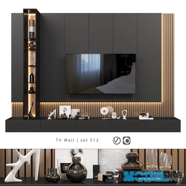 TV Wall set 512