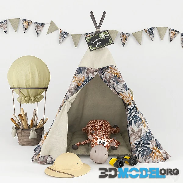 Wigwam For Children With Decor