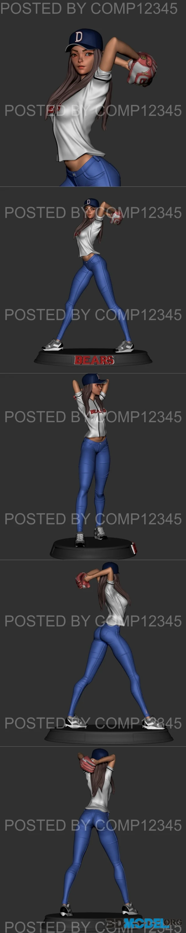 Baseball Girl – Printable