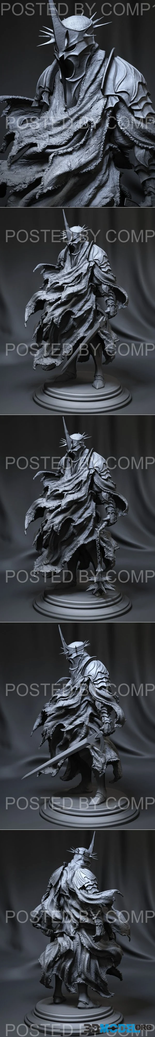 Ca 3d Studios - The Witch King of Angmar – Printable