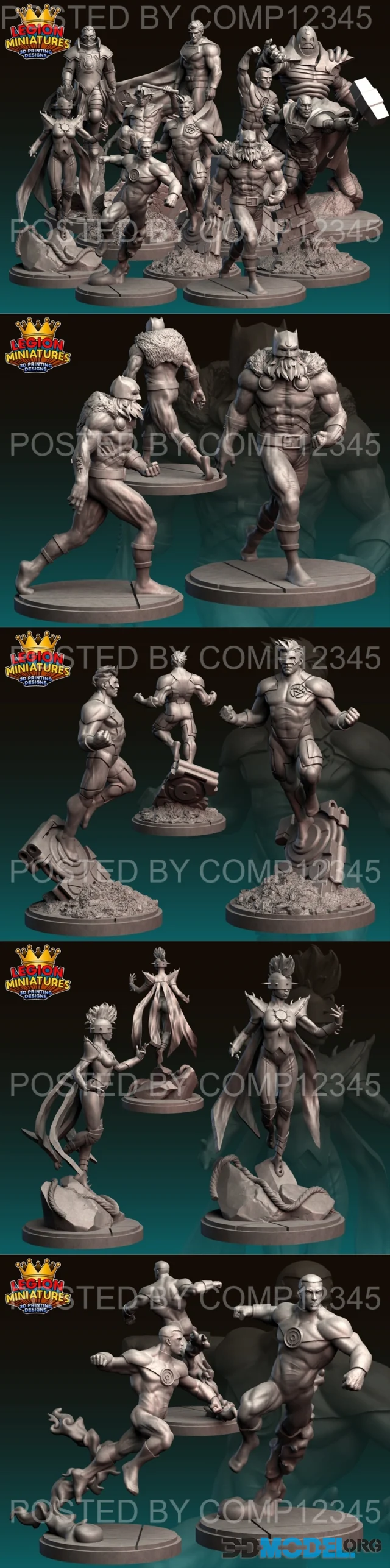 Legion Miniatures - Pack 23D April 2023 – Printable