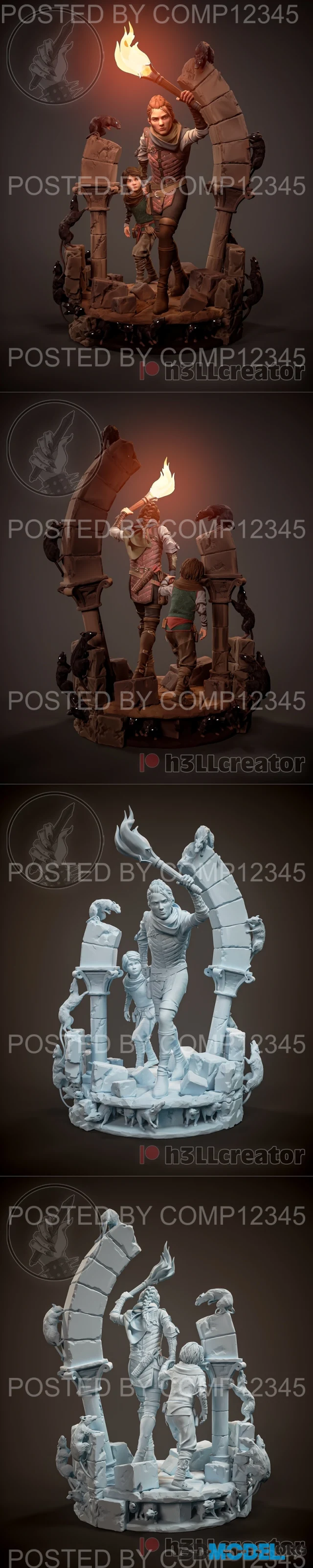 H3LL Creator - Amicia and Hugo – Printable