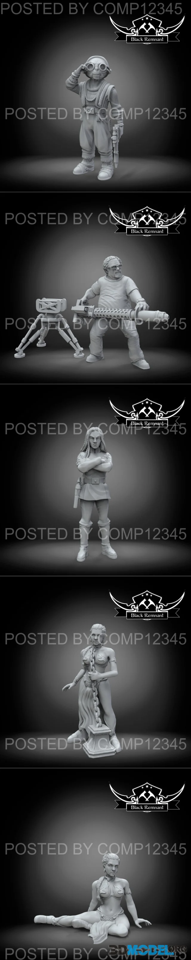Black Remnant Pack – Printable