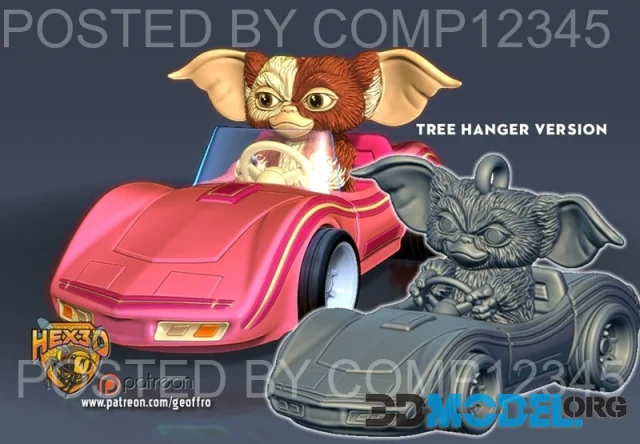 Hex3D - Gizmo Barbie Car – Printable