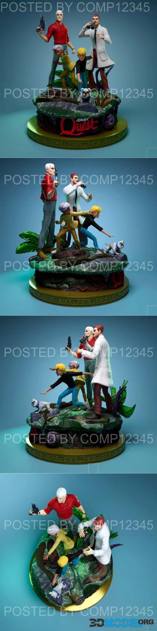 Jonny Quest - Epic Diorama 2 – Printable