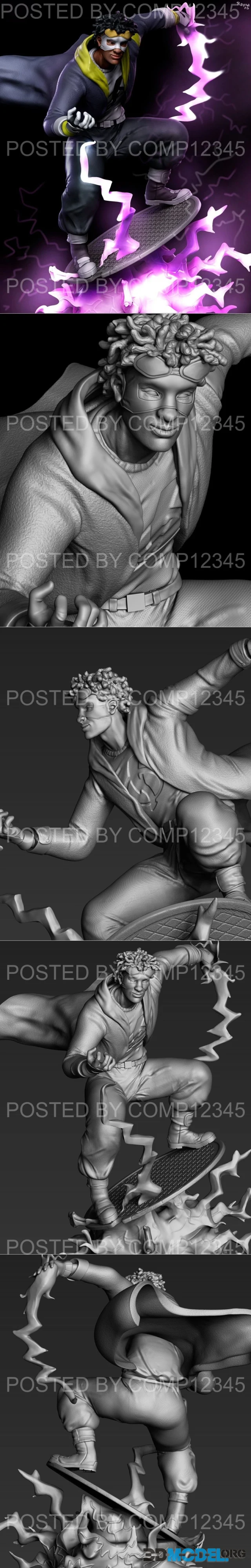 Static Shock – Printable