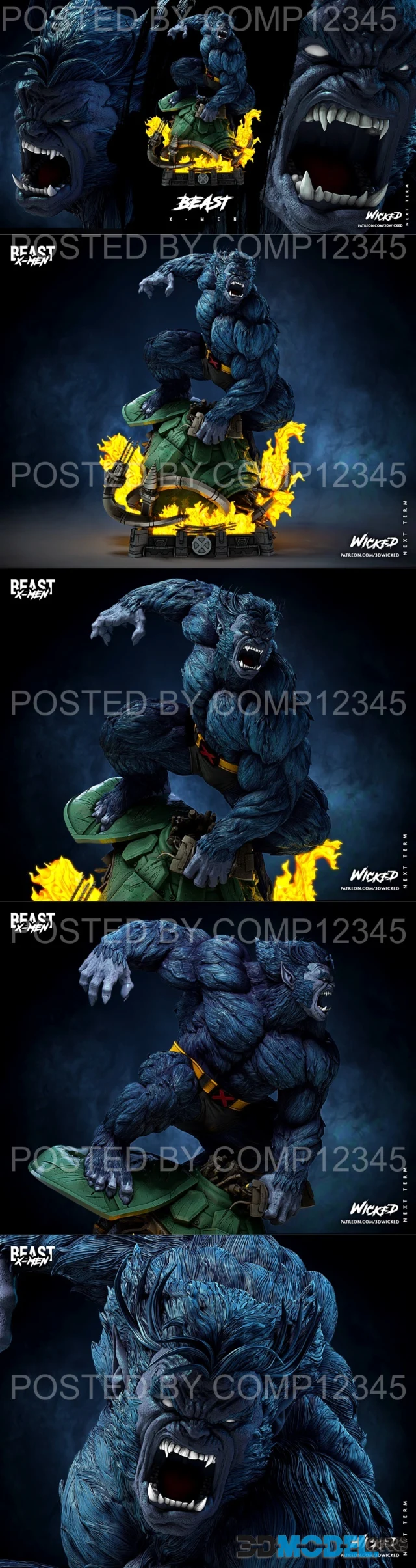 WICKED - Beast Statue – Printable