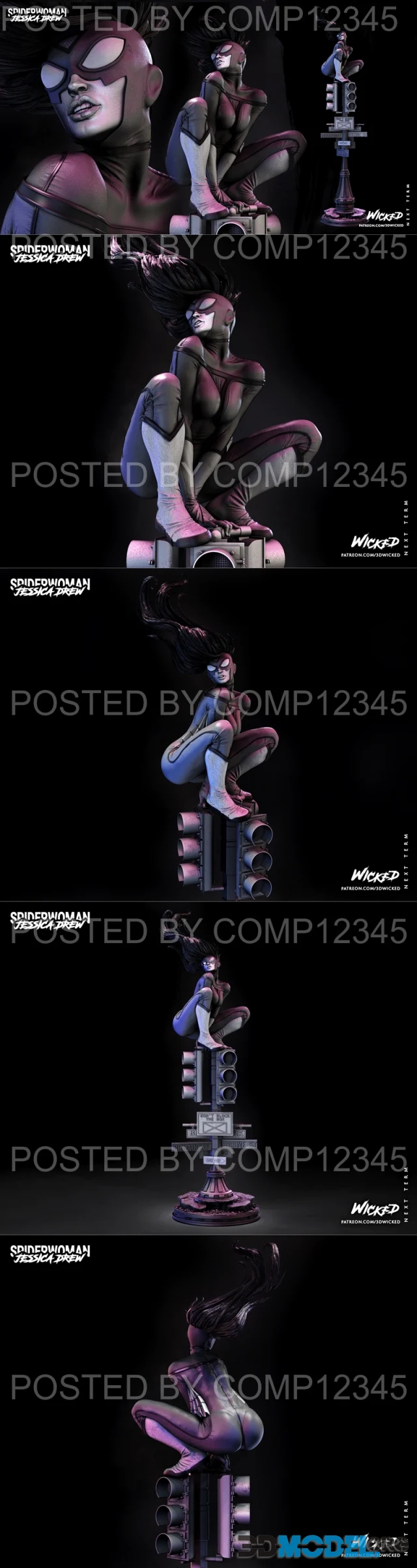 WICKED - Spider Woman Statue – Printable