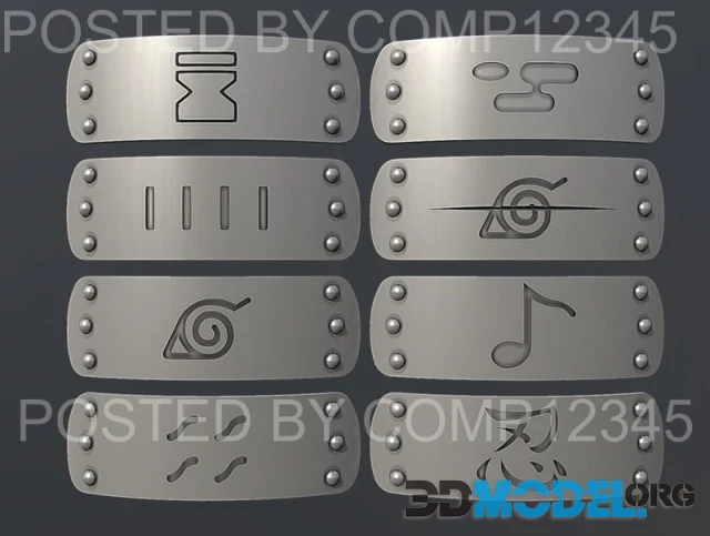 Naruto Headbands – Printable