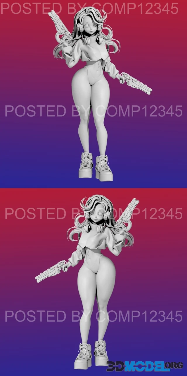 Cyberpunk Girl – Printable