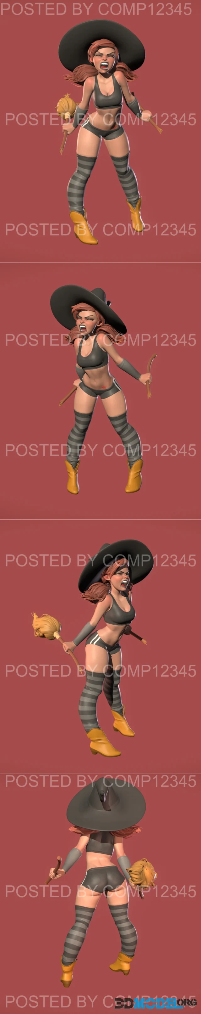 Angry Witch – Printable