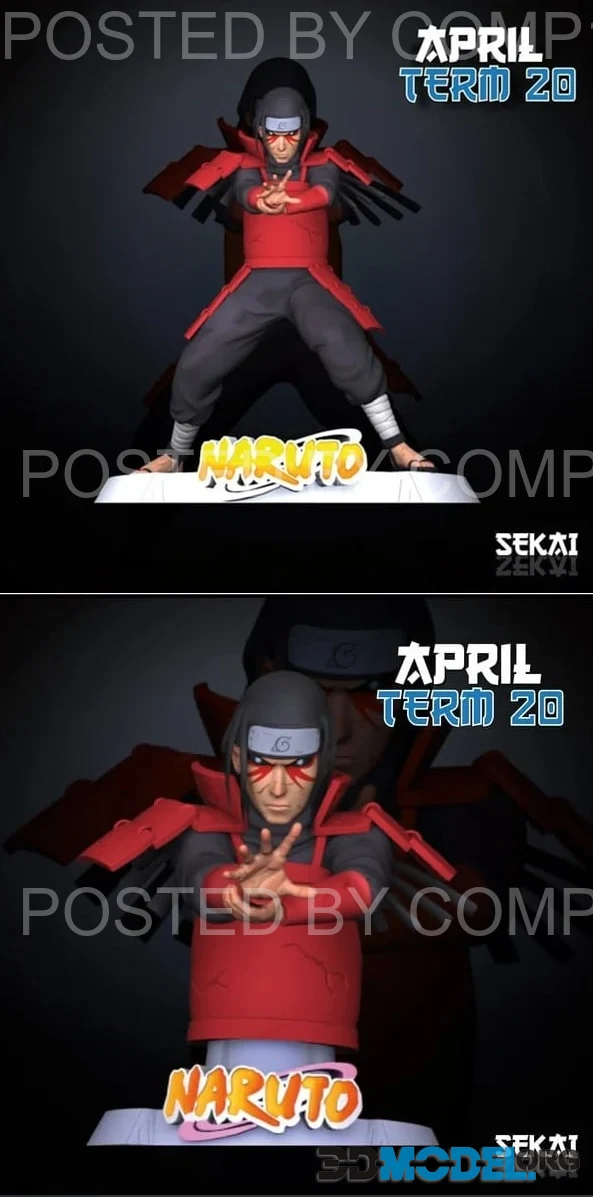 Hashirama Sculpture and Bust - Sekai – Printable