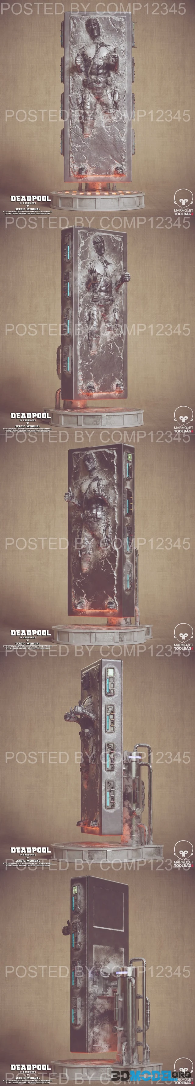 Deadpool Carbonite – Printable
