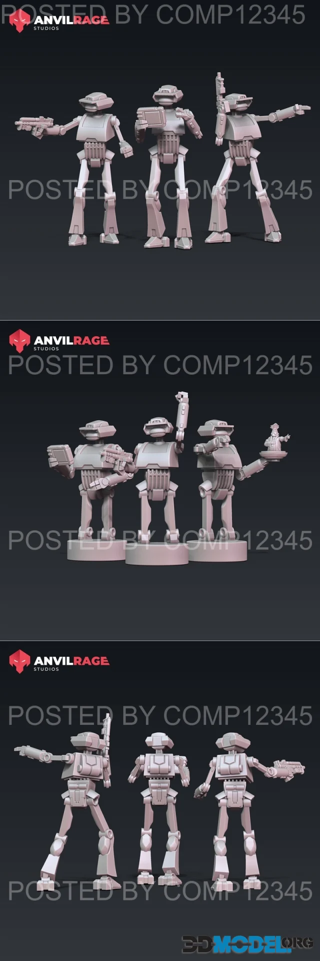 Star Wars Legion - Separatistas - Droide Tactico modelo T-Seb – Printable