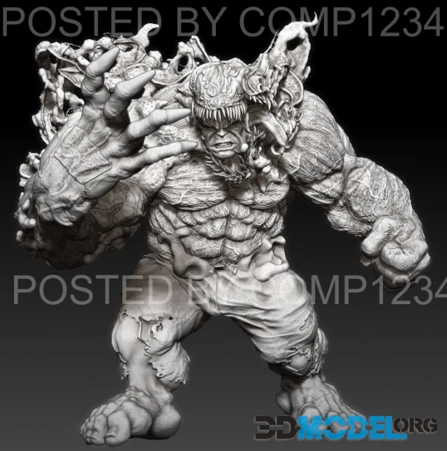 Venom and Hulk – Printable