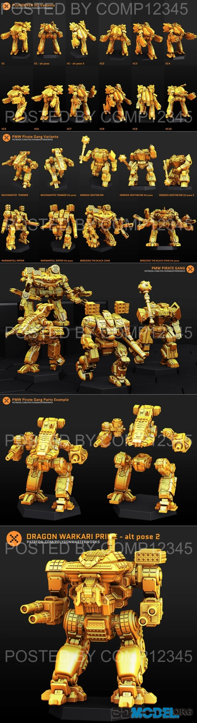 Polygon Masterworks Pack – Printable