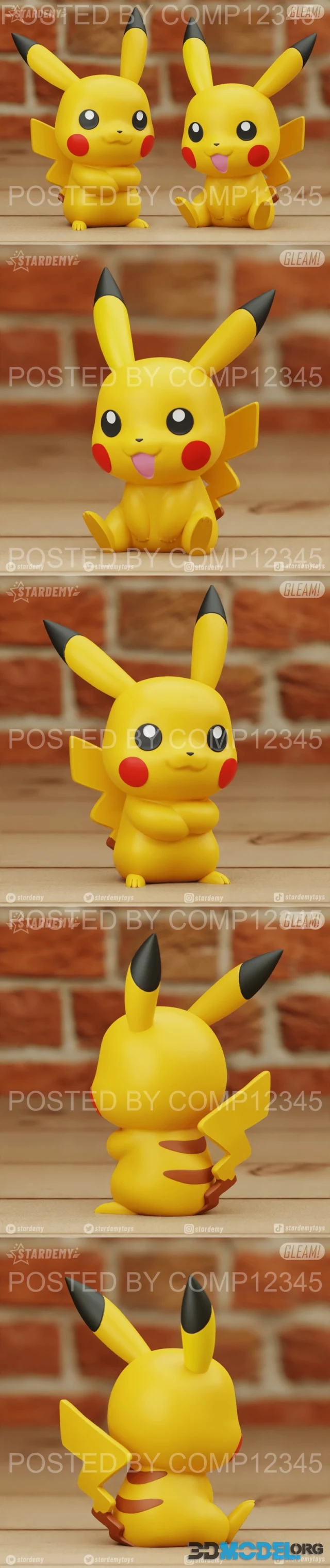 Pikachu Gleam – Printable