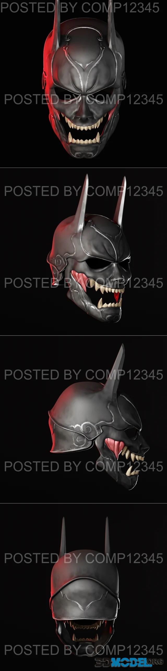Yosh Studios - Sengoku Batman Mask – Printable