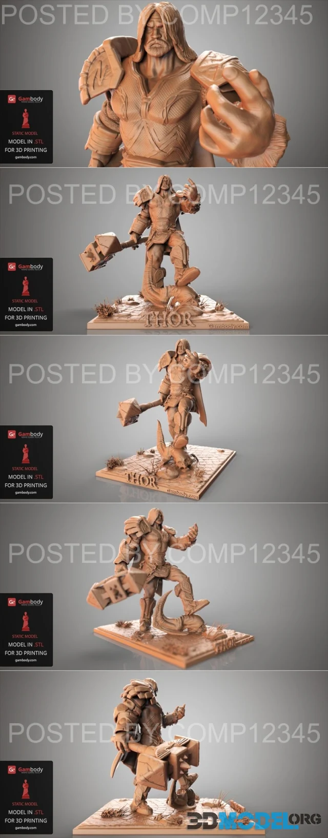 Gambody - Thor Static – Printable