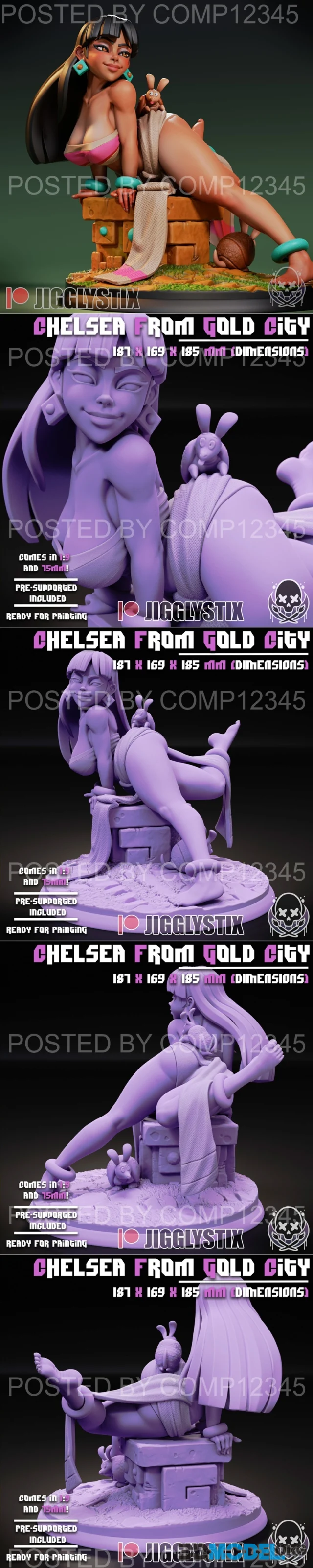 Chelsea from Gold City - Jigglystix – Printable