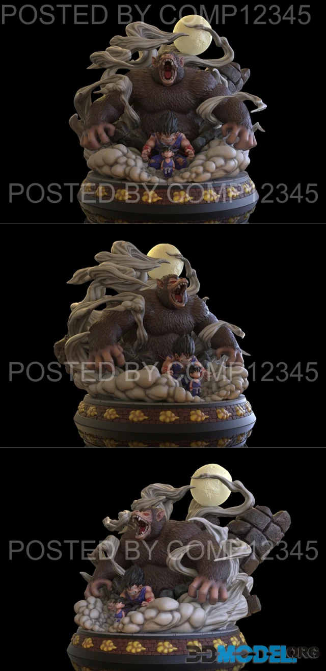 Goku Gorilla Transformation – Printable