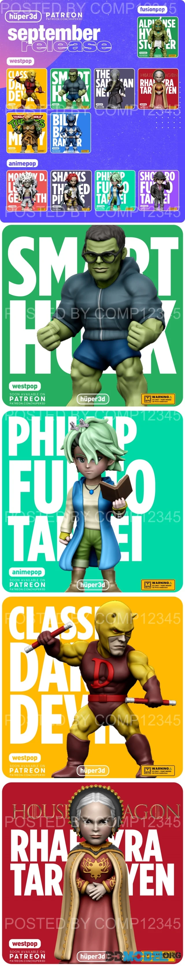 Huper3D September 2022 – Printable