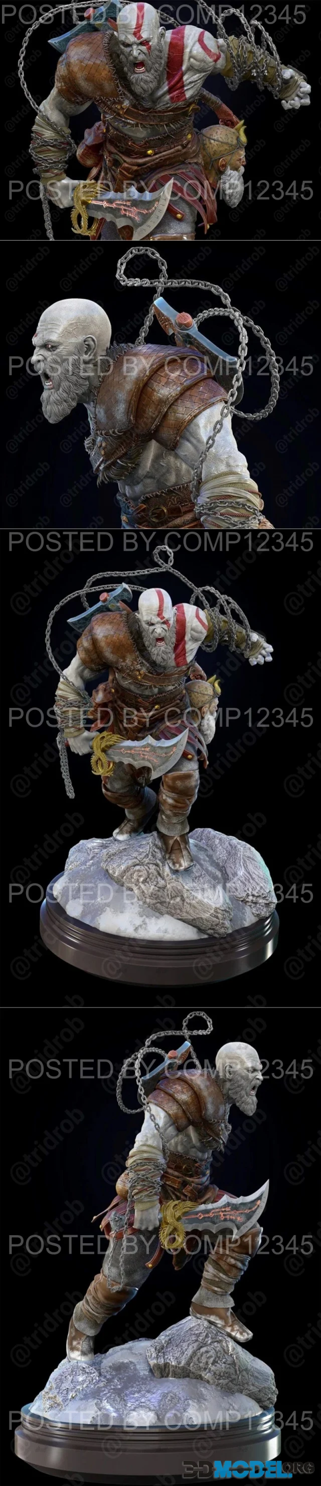 Kratos. God of War – Printable