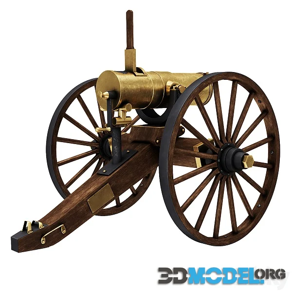 Antique Bronze Gun