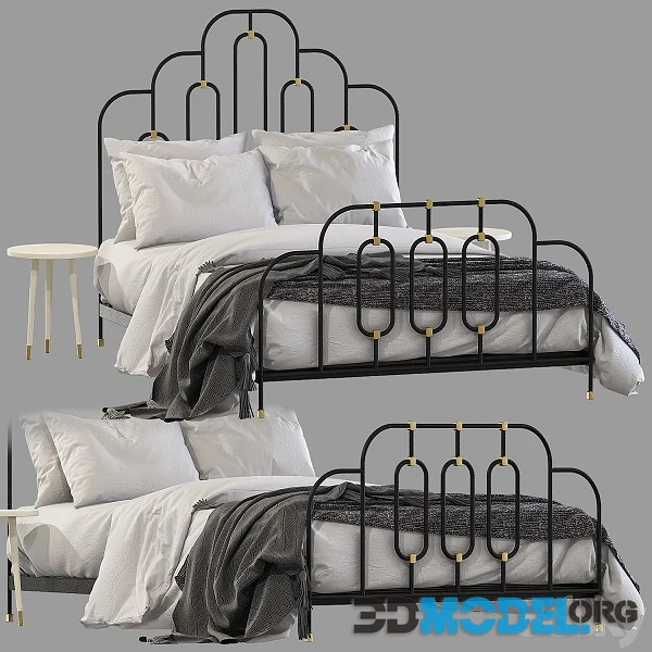 Bed Anthropologie Art Deco Bed