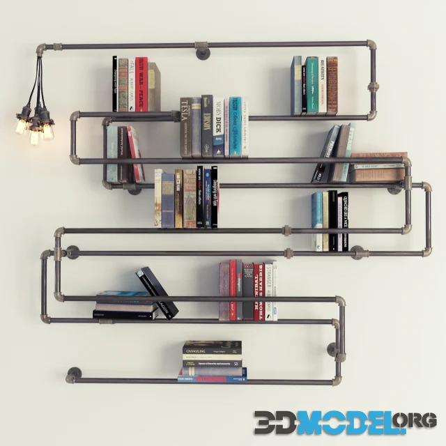 Bookshelf Stella Bleu 2