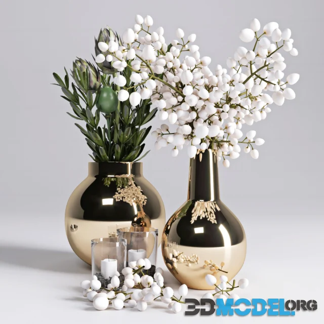 3D Model Branches In A Vase   Branches In A Vase 0.webp