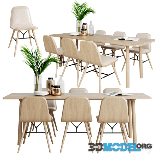 Fredericia Spine Chair & table Taro
